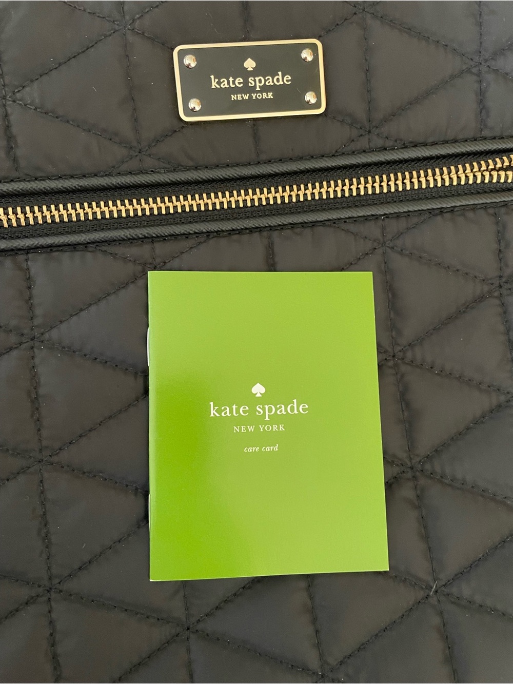 Kate Spade New York Black Quilted Crossbody Shoulder Bag Women's - Picture 6 of 8